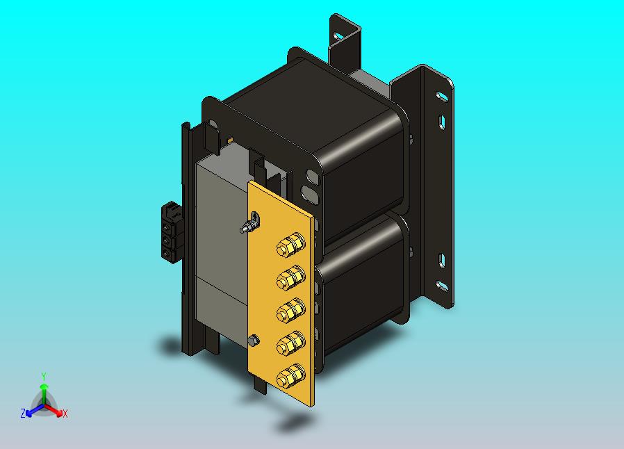NDK-4000控制变压器三维模型202403