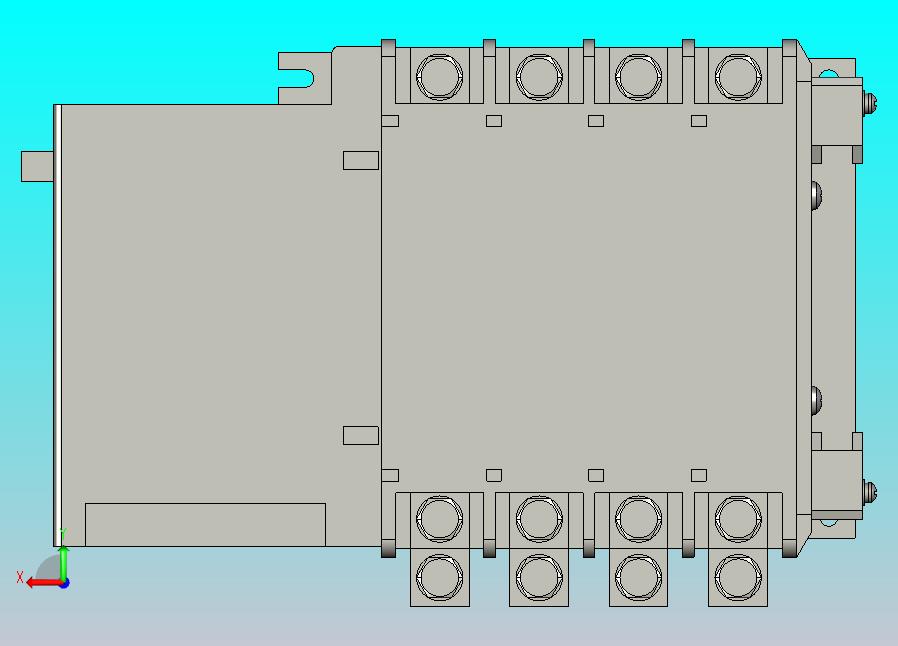 NH41-160～250_4SZ 4P自动转换开关三维模型202106