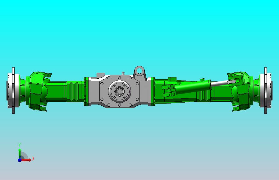 收割机转向驱动桥总成