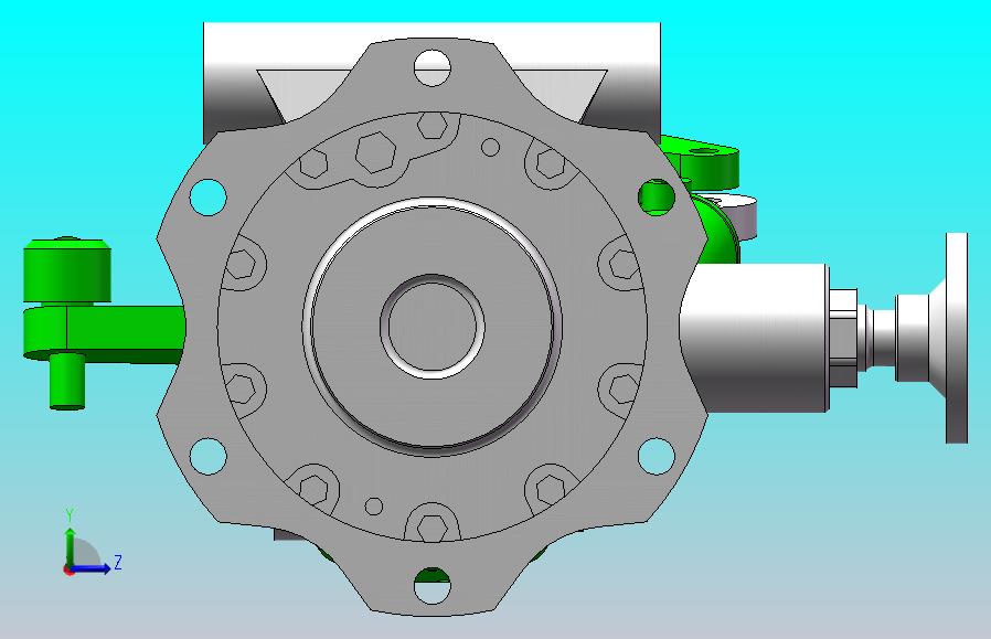 收割机转向驱动桥总成