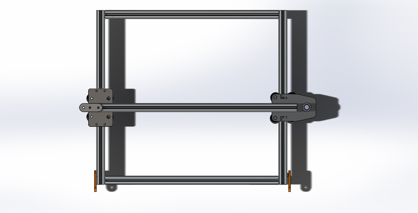 顶部框架轴3D打印机