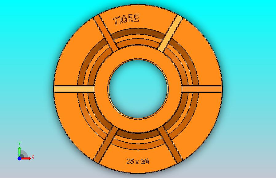 法兰PVC 25 x 3-4英寸