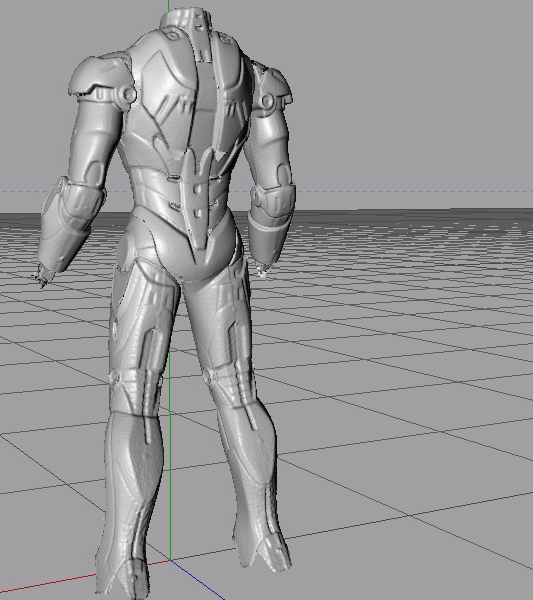 钢铁侠MK 3套装3D扫描