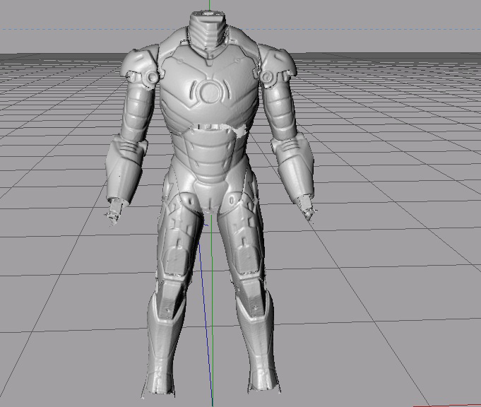 钢铁侠MK 3套装3D扫描
