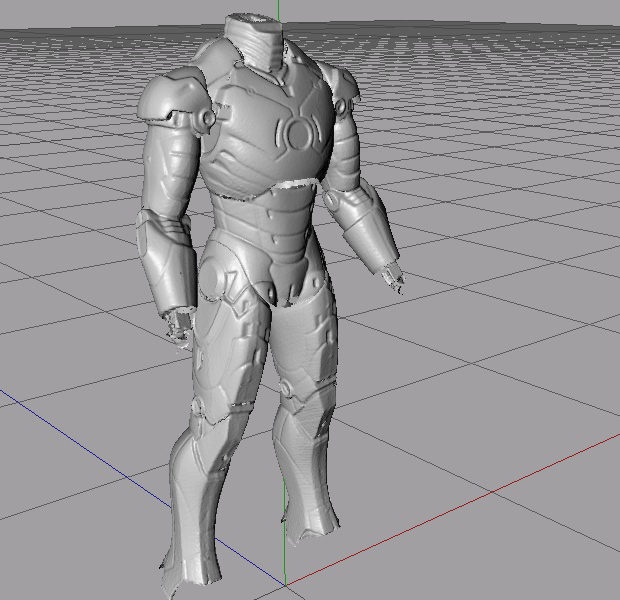 钢铁侠MK 3套装3D扫描