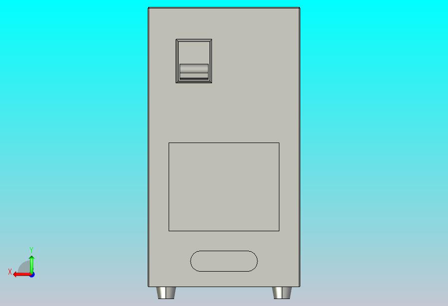 NPS1-2～3净化稳压电源三维模型202012
