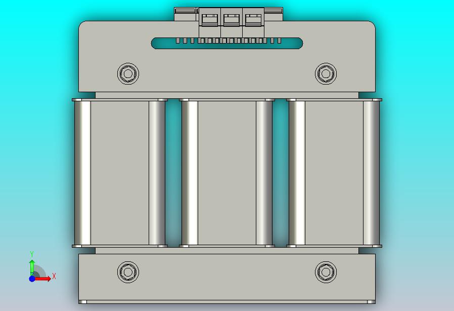 NSK-1三相干式变压器三维模型202010