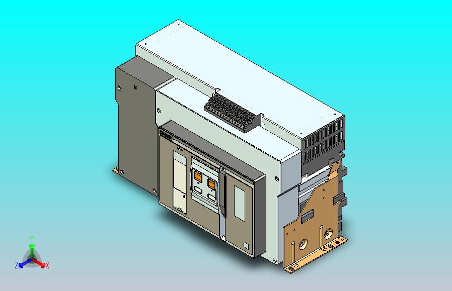 NXA40FN_H36-40-4P固定万能式断路器三维模型202208