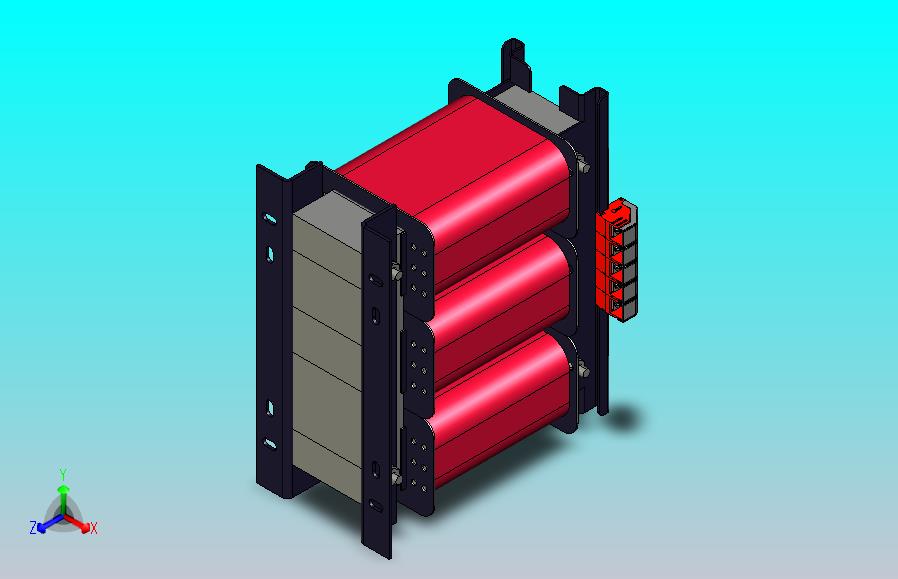SG-2.5-3三相干式变压器三维模型202403