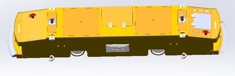 双驱双向潜伏牵引式AGV(牵引1吨料车)