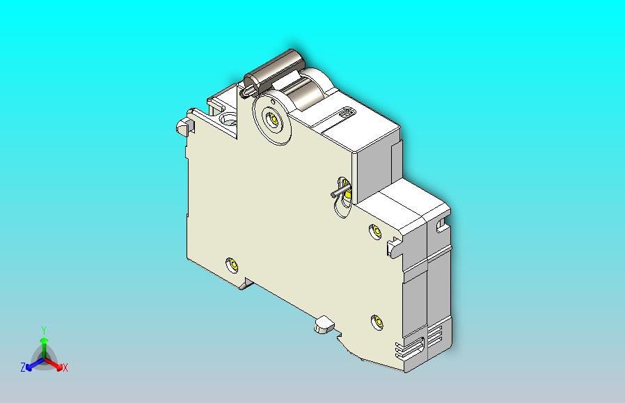 SHT-B5分励脱扣器三维模型202404