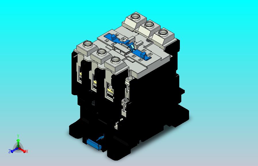 NC1-8011～9511交流接触器三维模型202204