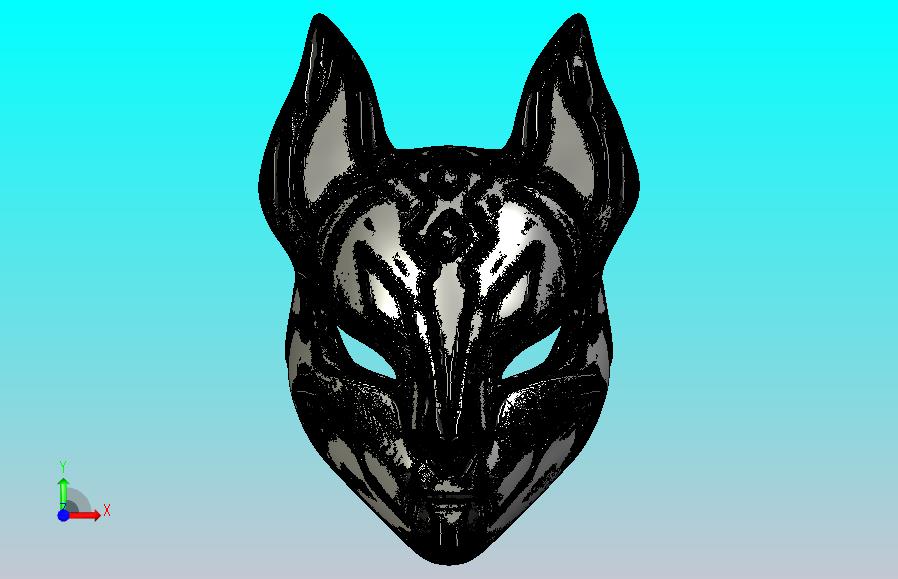 Kitsune面具复制品