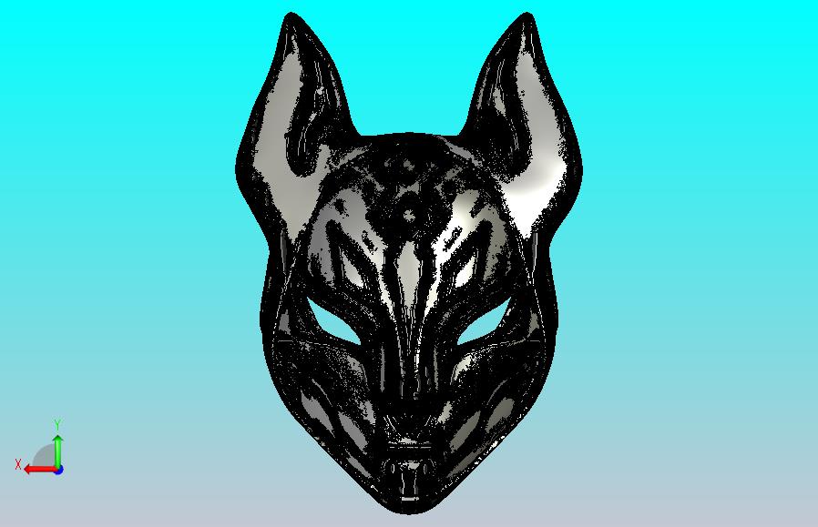 Kitsune面具复制品