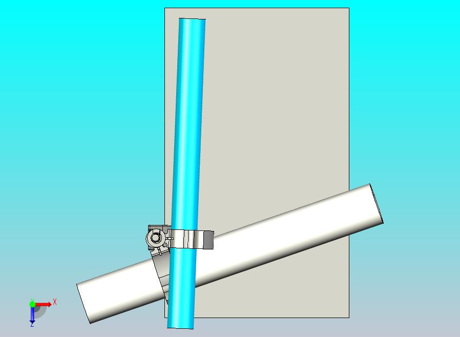 卡箍的m8螺杆安装支架httpsgrabcad . com library带M8螺杆安装的管路和电缆卡箍