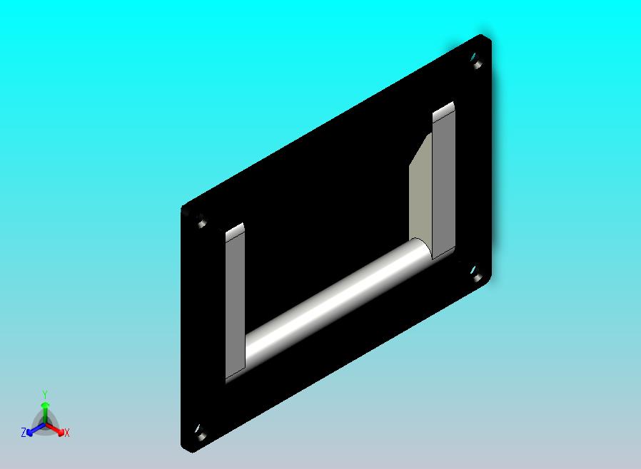 可折叠塑料嵌入式手柄SAMLO_PULY130
