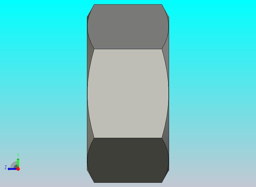 公制六角螺母M36 x 4mm螺纹