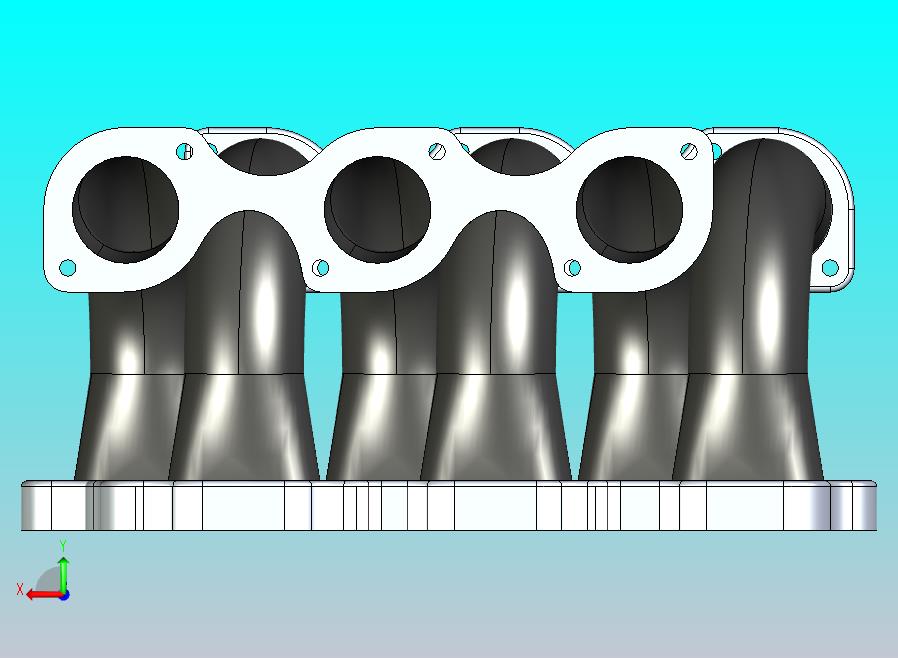 马自达2.5升KL V6进气歧管