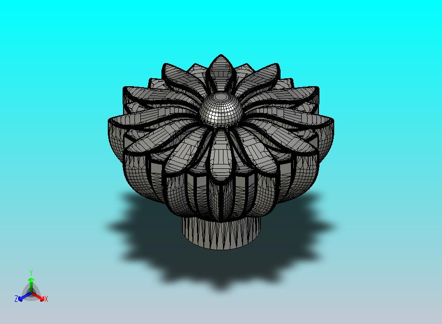 模具花卉设计