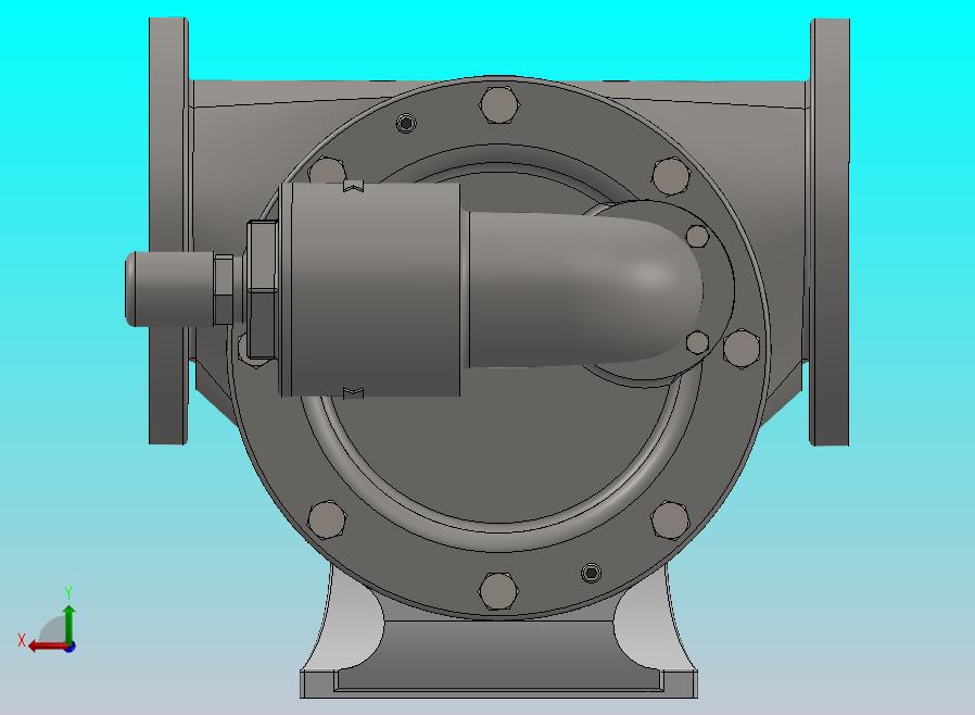 6X6内啮合齿轮泵3D数模图纸 Solidworks设计