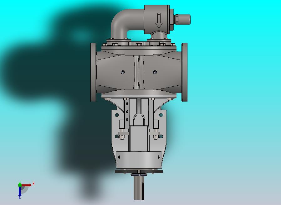 6X6内啮合齿轮泵3D数模图纸 Solidworks设计
