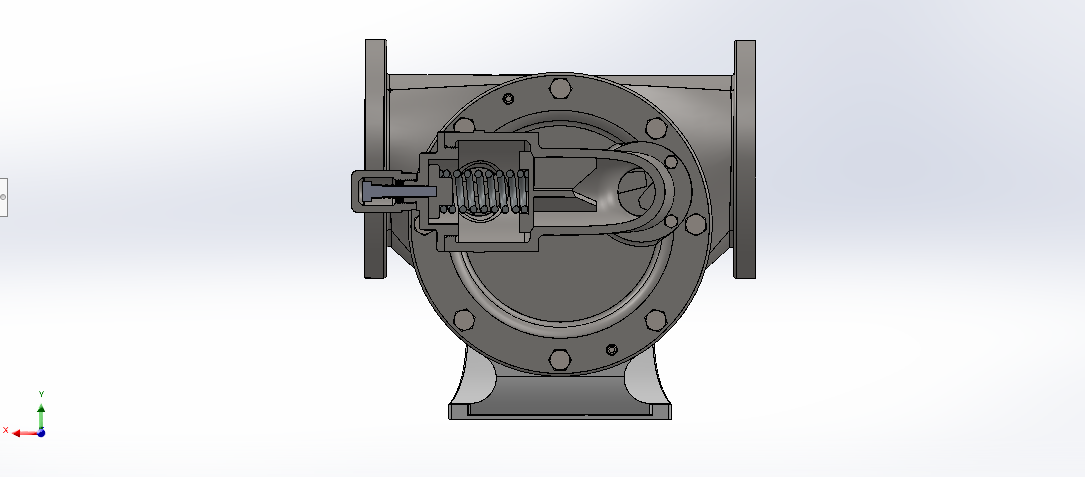 6X6内啮合齿轮泵3D数模图纸 Solidworks设计