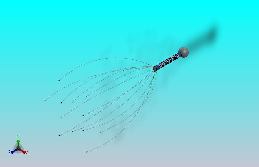 头部按摩头皮抓痒器