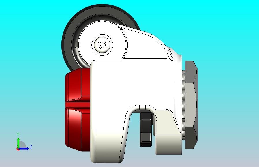 旋转车轮d50mm，带锁定功能，承重300 kg