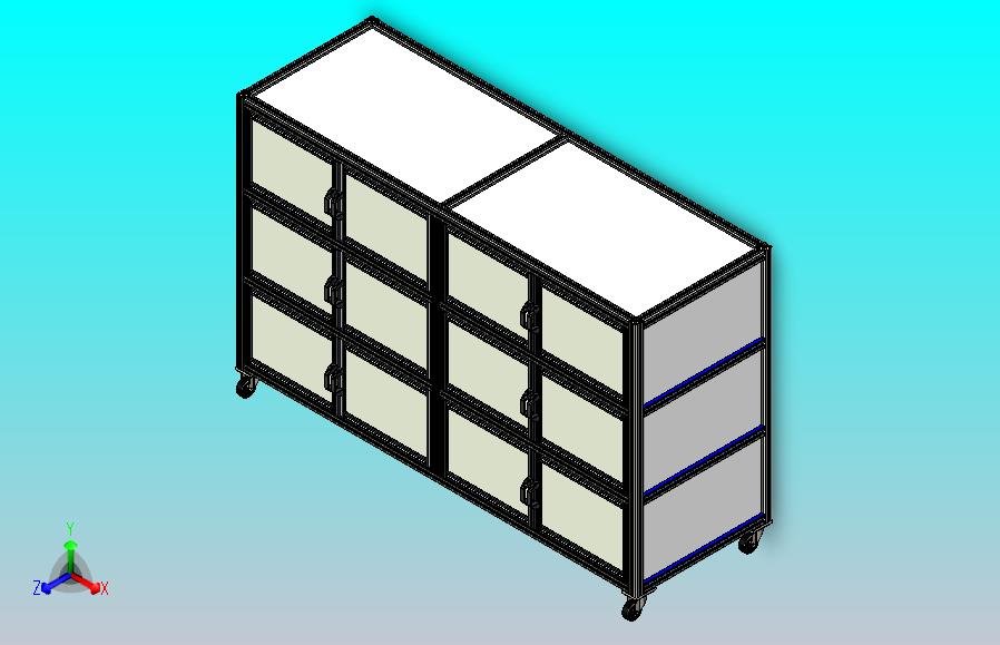 由铝制40x40型材制成