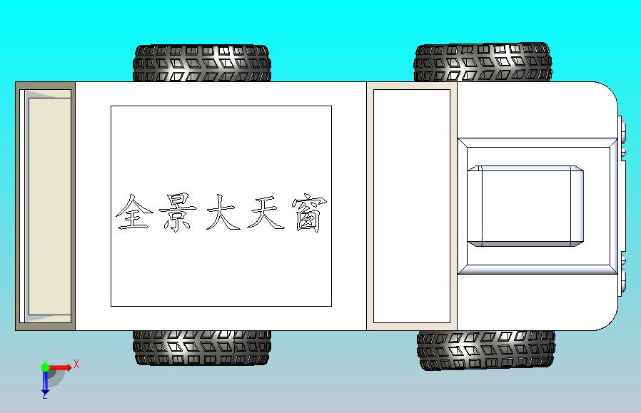 3D打印小车带转向机构和差速器