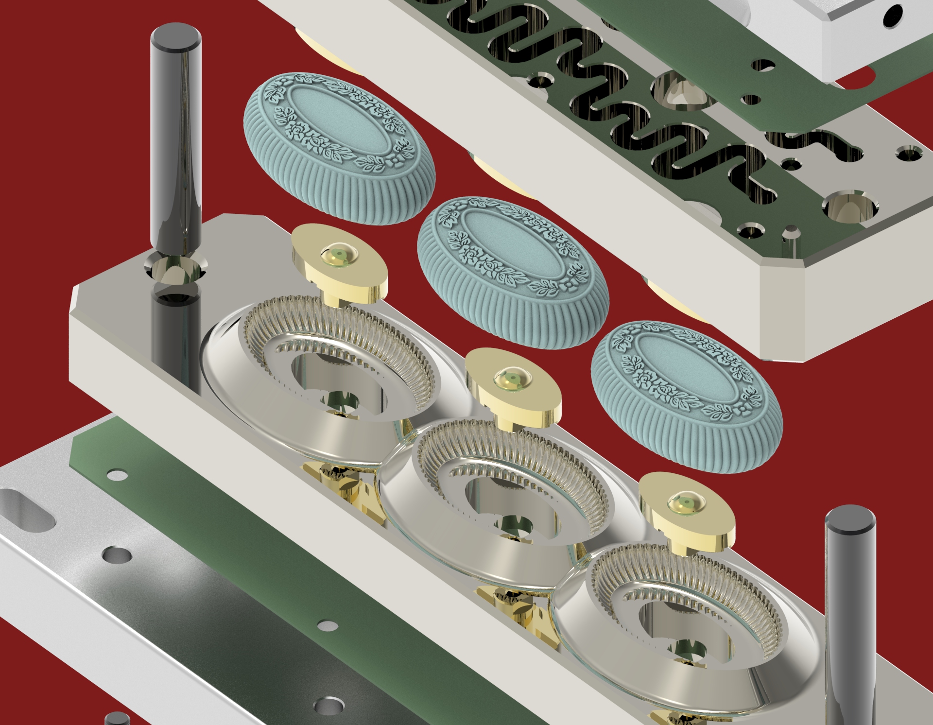 组装模具肥皂STUR 3机器MAZZONI