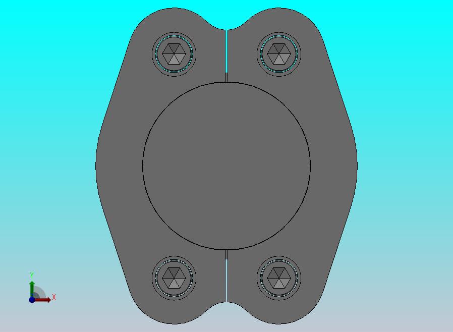 E型带法兰盖的附接法兰E100-3