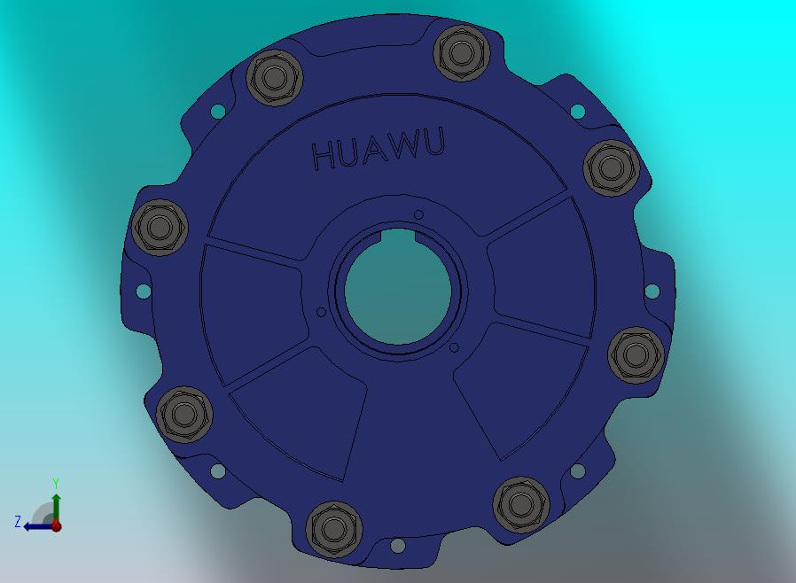 HSLP系统气动水冷盘式制动器_HSLP0803双活塞