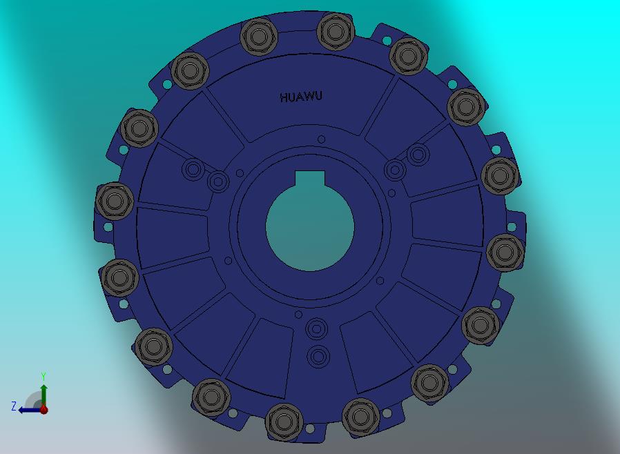HSLP系统气动水冷盘式制动器_HSLP2402双活塞
