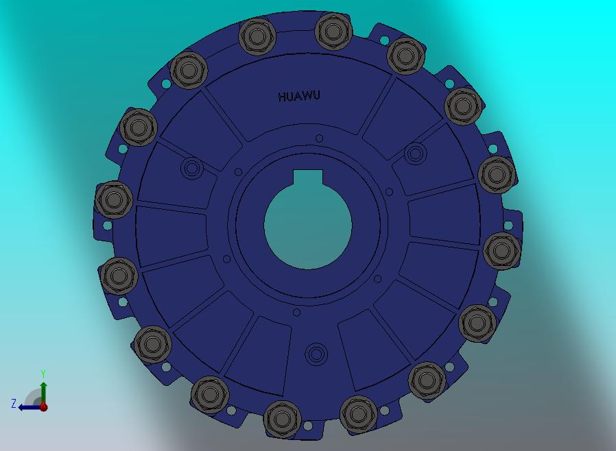 HSLP系统气动水冷盘式制动器_HSLP2403单活塞