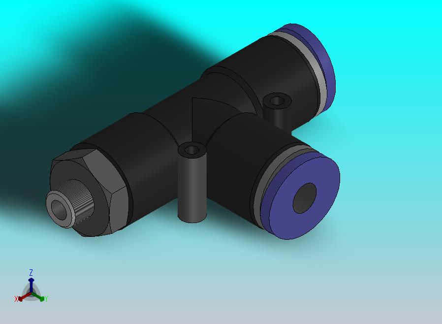 IPD 螺纹侧三通_IPD04-M5