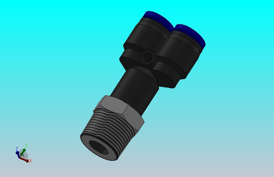 IPX-N Y型螺纹三通-NPT螺纹_IPX3／16-N02