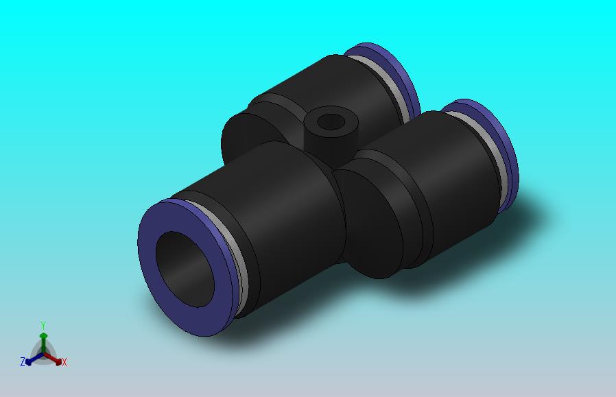 IPY 塑料Y三通_IPB1／2-3／8
