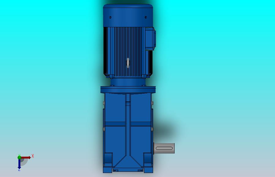 K47底脚轴伸式安装螺旋锥齿轮减速机K47-Y0.37-4P-85.12-M1-0°-A