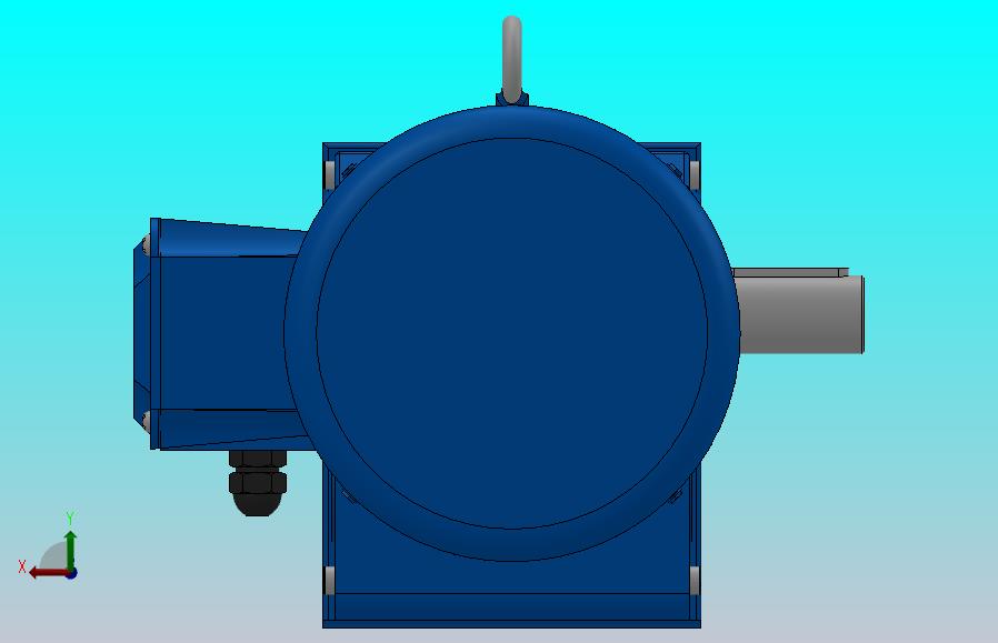 K47底脚轴伸式安装螺旋锥齿轮减速机K47-Y0.55-4P-85.12-M1-0°-B