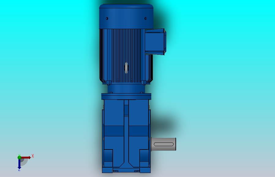 K107底脚轴伸式安装螺旋锥齿轮减速机K107-YV30-4P-36.48-M1-0°-A