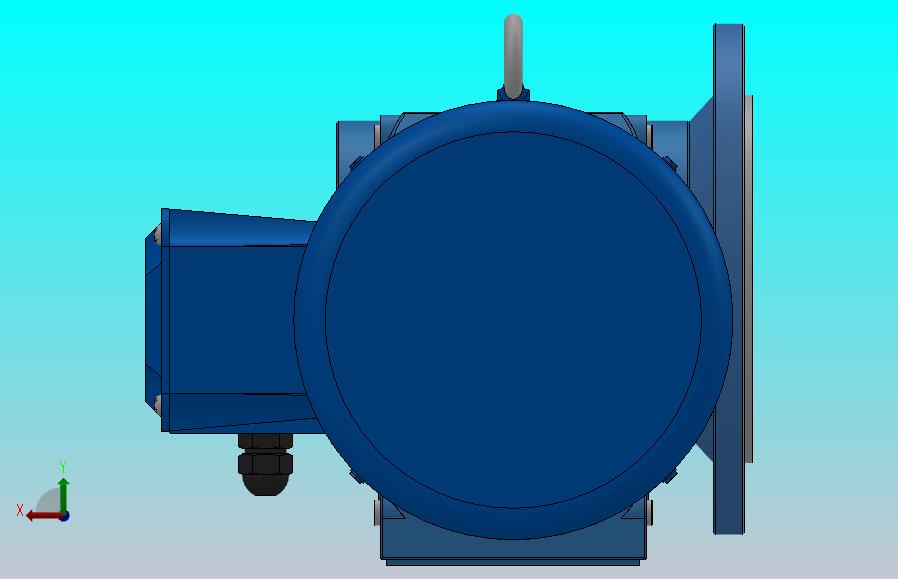KAF67轴输入的螺旋锥齿轮减速机KAF67-Y3-4P-35.62-M1-0°-B