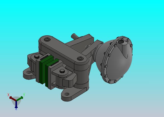 PDCA气动盘式制动器PDCA8 356×12.7-780