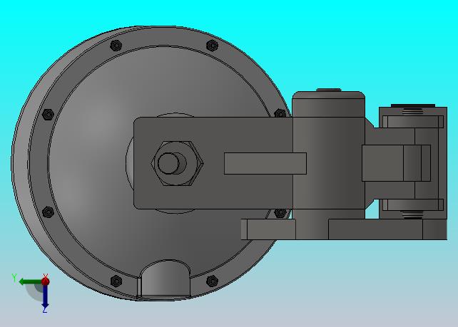 PDC气动盘式制动器PDC10 406×12.7-950