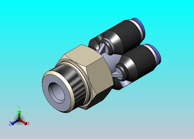 PXT-G Y型螺纹五通-G螺纹_PXT06-G04