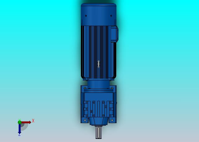 R27底脚轴伸式安装斜齿轮减速机R27-YVB0.25-4P-13.28-M1-0°