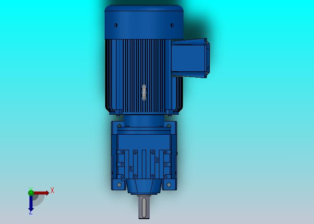 R27底脚轴伸式安装斜齿轮减速机R27-YVB0.55-4P-13.28-M1-0°