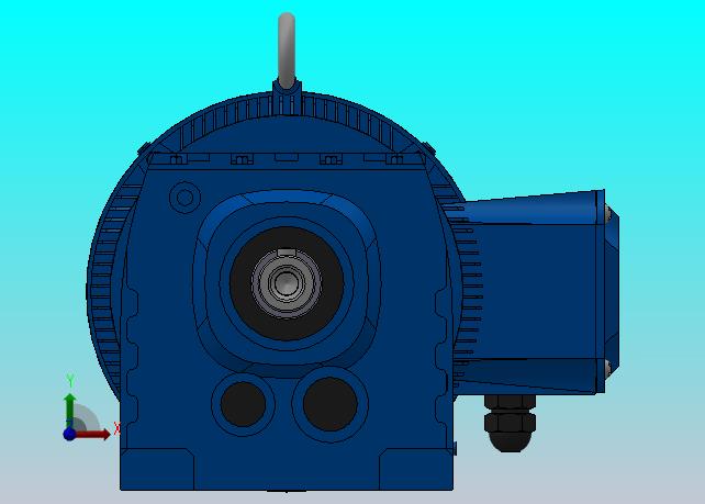 R27底脚轴伸式安装斜齿轮减速机R27-YVB0.75-4P-13.28-M1-0°