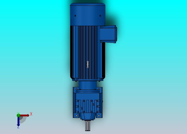 R27底脚轴伸式安装斜齿轮减速机R27-YVB0.75-4P-13.28-M1-0°