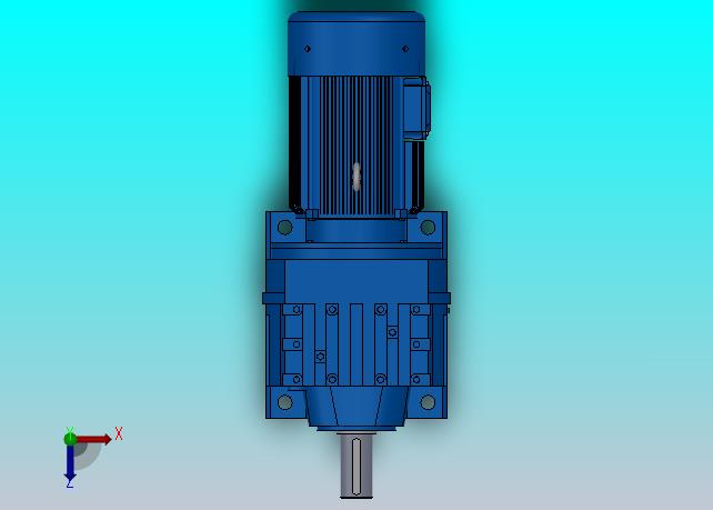 R47底脚轴伸式安装斜齿轮减速机R47-Y0.18-4P-76.23-M1-0°